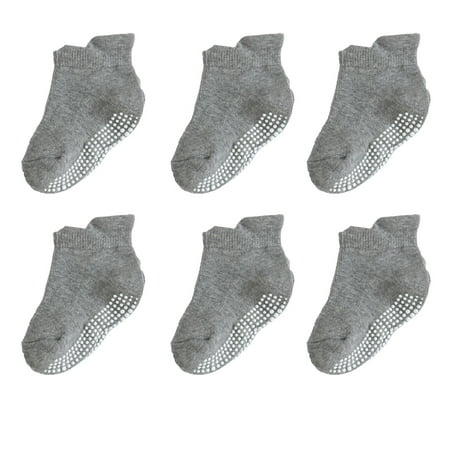

5Set of 6 Pieces Kids Stockings Cotton Breathable Socks Comfortable Wearing Good Craftsmanship Hose with Dots Design Accessories 26