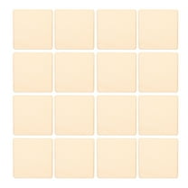 DECOMELODY Craft Wood Blocks Wood Natural Slices Brown 50Pcs 2x2in