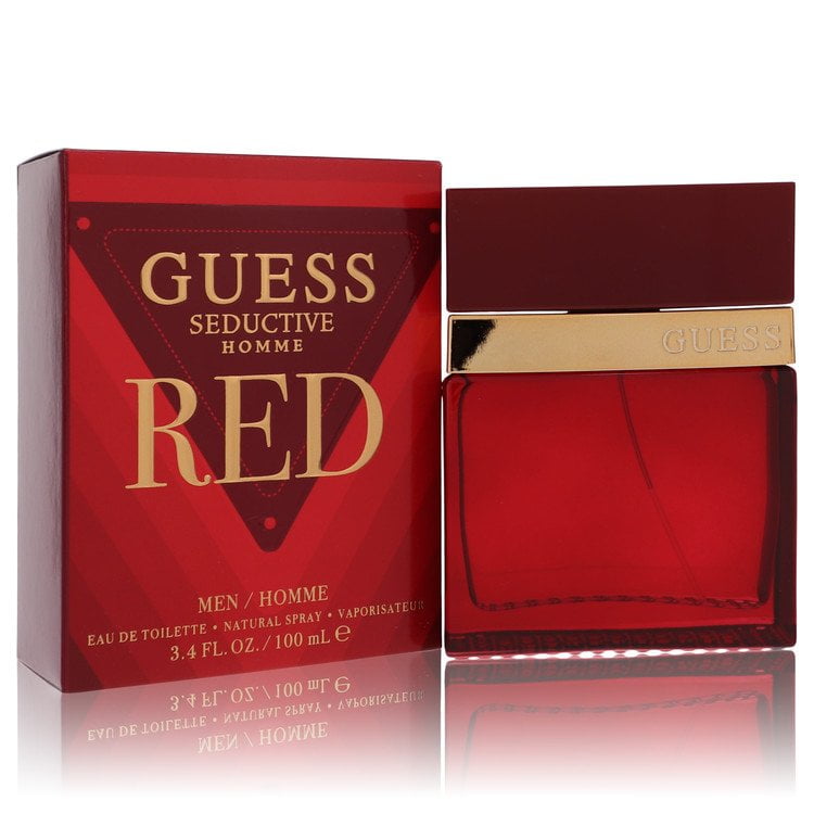 Guess Seductive Homme Red by Guess Eau De Toilette Spray 3.4 oz Pack of 2