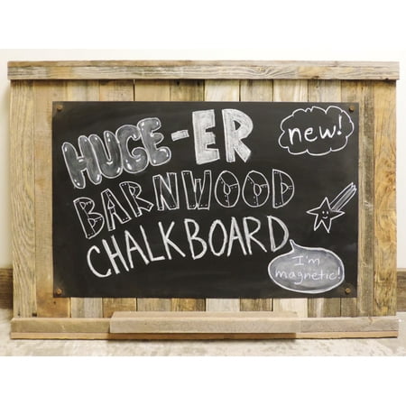 Extra Large Barnwood Framed Chalkboard Sign Giant Huge Er