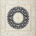 thumbnail image 1 of Ahgly Company Machine Washable Indoor Square Traditional Champagne Beige Area Rugs, 3' Square, 1 of 7