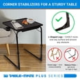 thumbnail image 2 of Table-Mate Mesa Plegable Portátil para TV 38x53x74 cm, 2 of 7