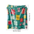 thumbnail image 3 of Large Christmas Flannel Blanket Extra Soft Plush Throw for Bed Couch Decor Holiday Season Gift 51x39 Inches Cozy Warmth, 3 of 5