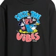 thumbnail image 3 of Disney - Mickey, Goofy, Donald Seize Vibes - Men's Long Sleeve Graphic T-Shirt, 3 of 5