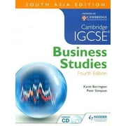 Cambridge Igcse Business Studies (CD) - South Asian Edition