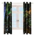 thumbnail image 3 of Jurassic Dinosaur Window Curtain Panels Grommet Blackout Curtains Blackout Curtains for Living Room, 3 of 7