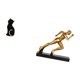 thumbnail image 5 of Elegante Figura De Gato De Resina, Escultura De Arte Abstracto Moderno, Adorno Coleccionable Decorativo Para La Entrada, Sala De Estar, Dormitorio, Estantería, Mesa., 5 of 8