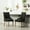 Charcoal, variant on Solid Wood Construction with Button Tufting / Create Inviting Dining Atmosphere with Chair Pair