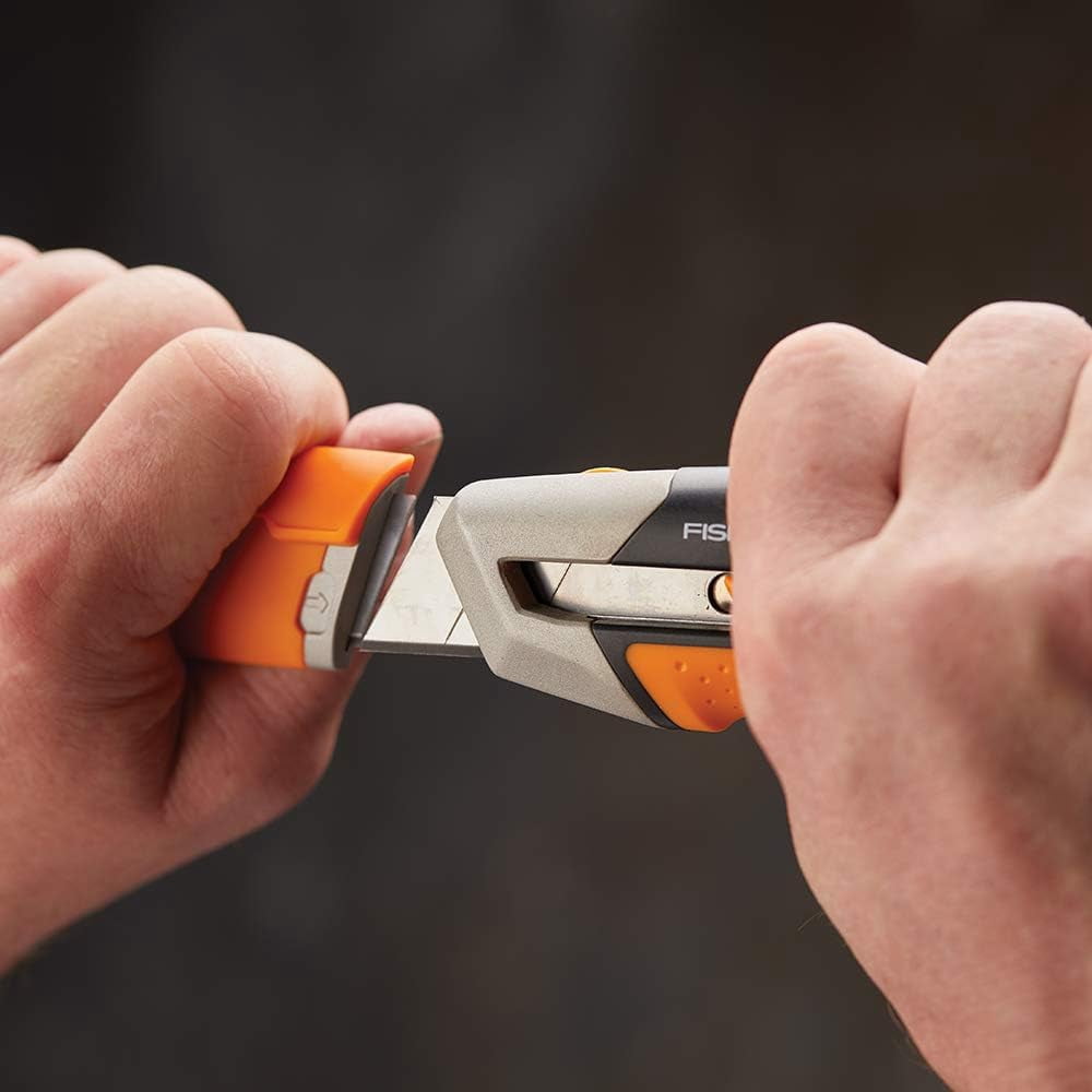 Fiars 770220-1001 Pro Utility Knife, Snap 25 mm, Orange/Black