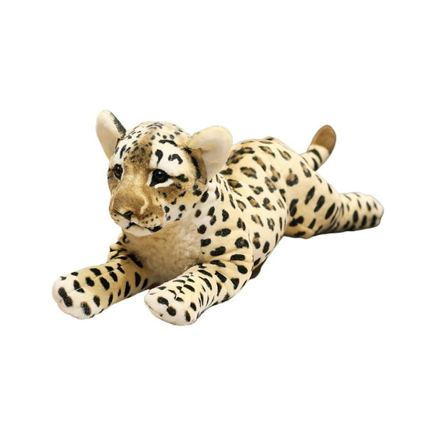 Lindos animales de peluche de juguete, animales de peluche, juguete, almohada para dormir, muñeca, cojín para sofá Leopardo 39cm