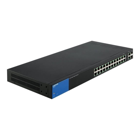 Linksys LGS326P 24 Port Smart Gigabit Switch with PoE  & 2x Gig Combo Ports