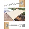 thumbnail image 3 of Stainless Steel Turnbuckle Kit, Include Stainless Steel Chains 1M×4, M6 Turnbuckle Hook and Hooks, Eye Plate,Hooks, Turnbuckle Wire Tensioner Kit for Shade Sail Fixing, Pergola Kit, Hanging, 3 of 5