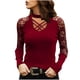 thumbnail image 1 of Blusa de manga larga sexy para mujer Fridja  hkj3173, 1 of 8