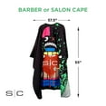 thumbnail image 4 of StyleCraft Professional Barber Cape, Polyester, Black, 4 of 6