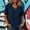 *Navy, variant on ClodeEU Women's V Neck Short Sleeve T-Shirt,Casual Loose Fit Tee Army Green,Women's Plus L