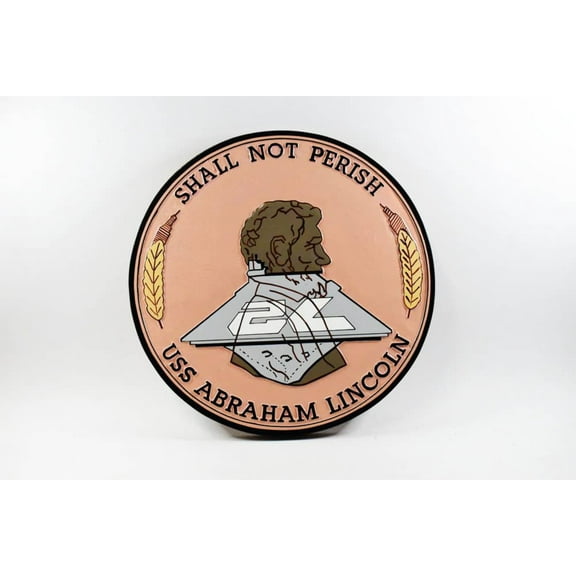USS Abraham Lincoln CVN-72 Plaque