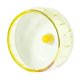 thumbnail image 1 of Rueda para correr para hámster, pelota para correr súper silenciosa, suministros de vida para hámster, 12CM, amarillo, 1 of 2