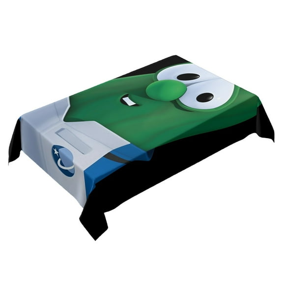Veggietales Birthday Party Themed Square Tablecloth 54 * 72 Inches Durable Stylish