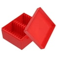 thumbnail image 5 of Masteelf Plastic Coin Case Red Coin Storage Box Display Stand R Coin Organizer for Collectors, 5 of 8