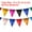 Multicolor, variant on Uxcell Pennant Banner Flags, Colorful Triangle Banners Party Banner Bunting Garland String Green