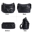 thumbnail image 2 of BadPiggies Women's Soft PU Leather Shoulder Bag Ladies Crossbody Purse and Handbags Lightweight Pocketbooks - Black, 2 of 9
