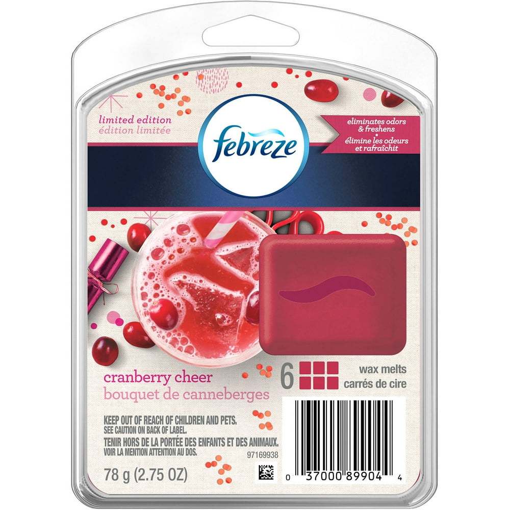 Febreze Wax Melts Cranberry Cheer Air Freshener (1 Count, 2.75 Oz