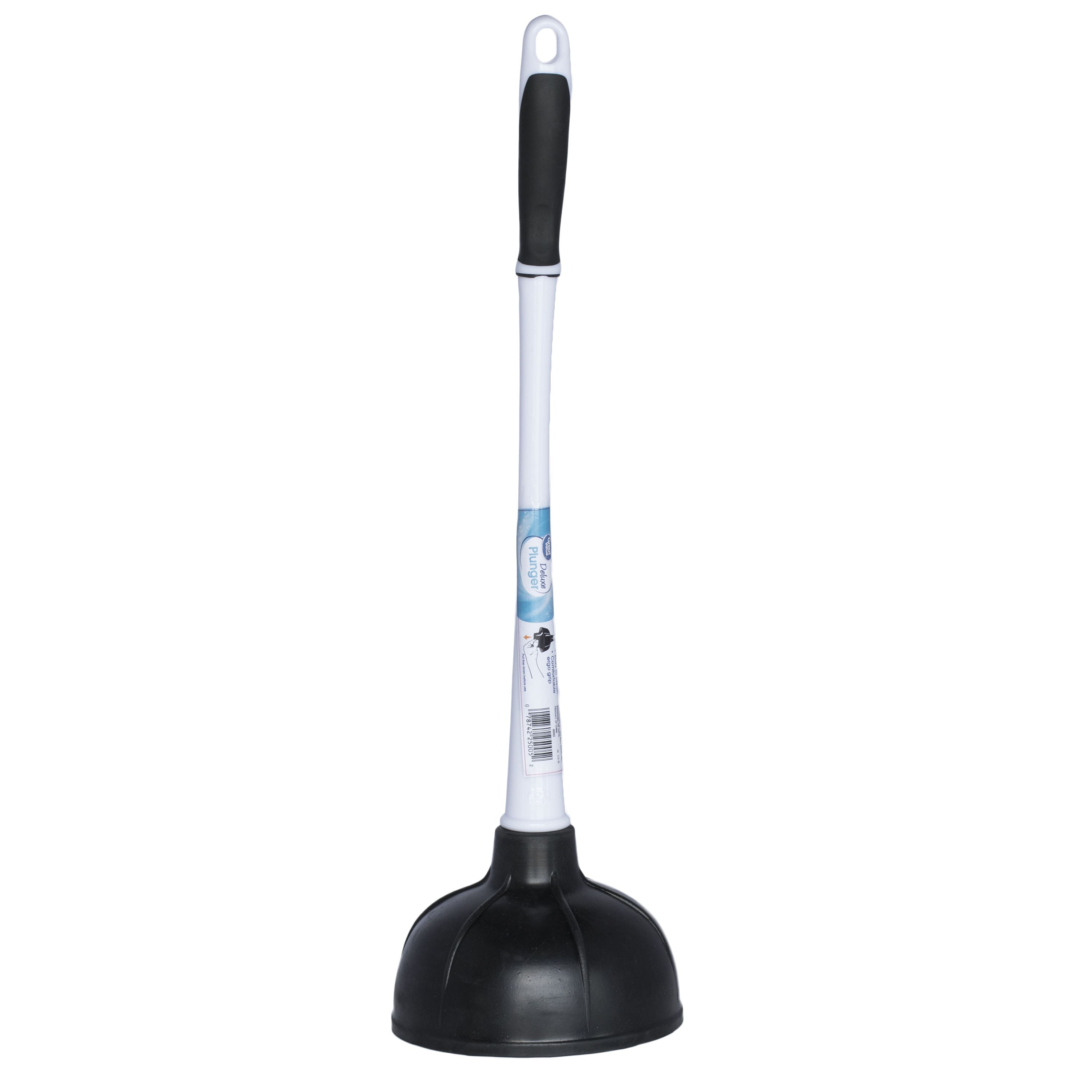 Great Value Deluxe Plunger with Ergonomic Plastic Handle