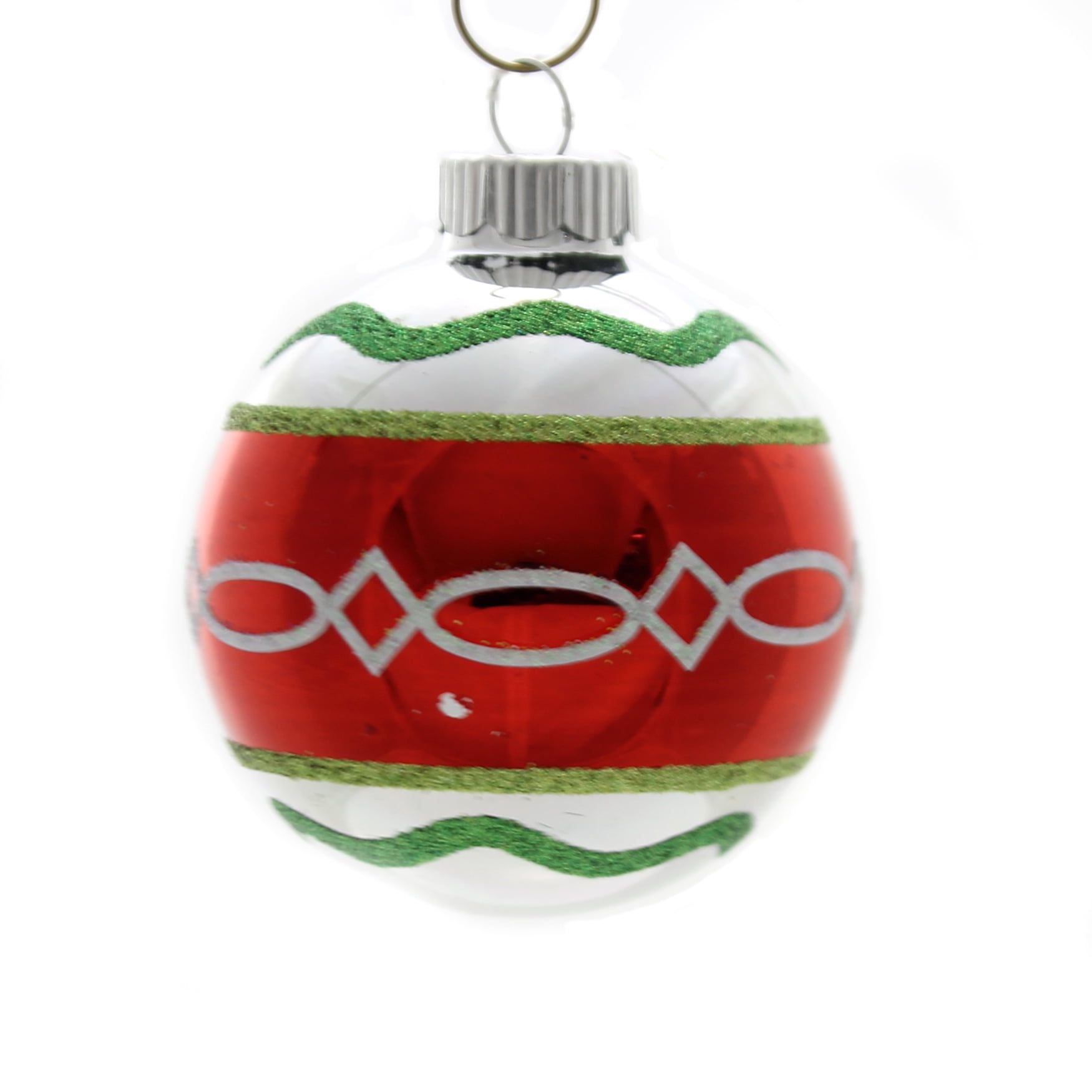 Christopher Radko HOLIDAY SPLENDOR BALL Glass Ornament Shiny Brite