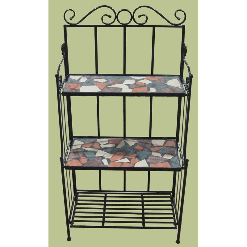Kitchen Baker's Rack Storage. Dixmoor 3 Tier Metal Kitchen Baker's Rack