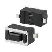 3x6x4.3mm Surface Mounted Devices SMT Mount 2 Pins Push Button SPST Tactile Tact Switch 55PCS
