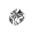 thumbnail image 1 of Qarigey Anillo de moda para hombre, acero Punk único, varios tamaños, bandas de boda, patrón, accesorios de joyería, novios, fiesta de padres Ropa, zapatos y accesorios Miscelánea Tamaño 10 Qarigey AP015502-04, 1 of 6