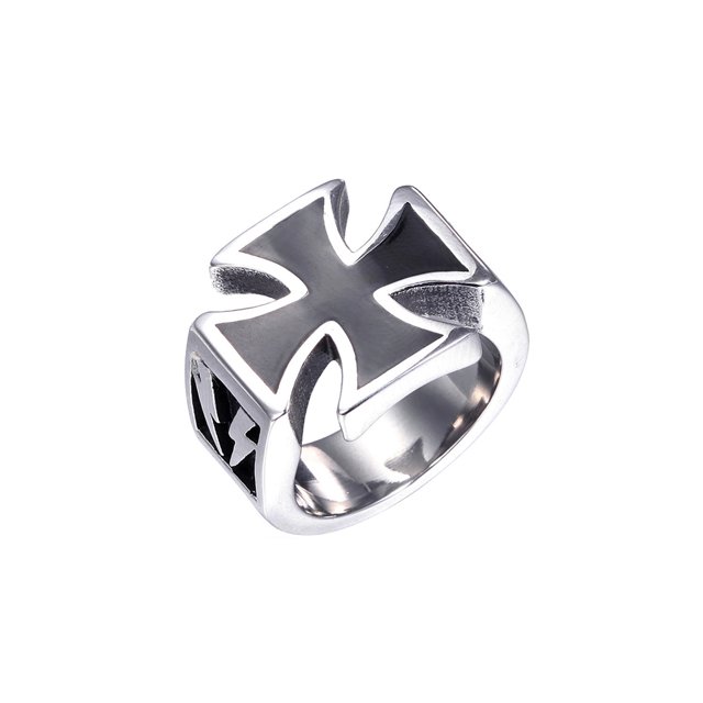 Qarigey Anillo de moda para hombre, acero Punk único, varios tamaños, bandas de boda, patrón, accesorios de joyería, novios, fiesta de padres Ropa, zapatos y accesorios Miscelánea Tamaño 10 Qarigey AP015502-04