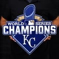 thumbnail image 1 of Kansas City Royals 20" 2015 World Series Champions Lasercut Steel Logo Sign, 1 of 1