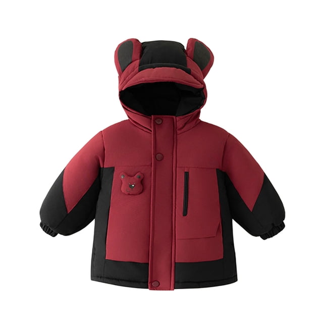 Winter Down Jacket, Casual Sports, Thick and Warm, Top for Kids