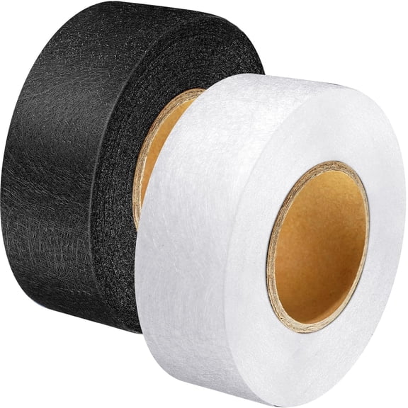 2 Rolls Hemming Tape Fabric Adhesive Hem Iron on No-Sew Hemming Tape for Pants Each 1/2 Inch