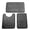 Black, variant on Non-Slip and Super Soft Bathroom Rug Set, Machine Washable Bath Carpet Velvet Memory Foam Bath Mat Sets of 3 Piece