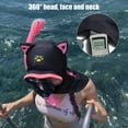 thumbnail image 6 of Sun Protections Full Face Swiming Diving Facekini Elastic Swim Caps Head Neck Cover Water Sports Full Face Cover, 6 of 18