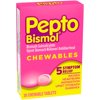 (2 pack) (2 Pack) Pepto Bismol Chewable Tablets for Nausea, Heartburn, Indigestion, Upset Stomach, and Diarrhea Relief, Original Flavor 30 ct