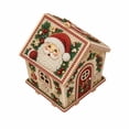 thumbnail image 4 of Clearance! Christmas 3D Wooden House Art DIY Kit Relaxing Craft, Holiday Christmas Handmade Pearl Art Kit Decoration Gifts Kidults Craft for Family Holiday Activity Christmas Gift #26, 4 of 6