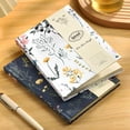 thumbnail image 4 of Floral Journal, Hardcover Notebook, A5, 6x8, Ruled, Lay-flat, Linen, Writing Journal, White, 4 of 6