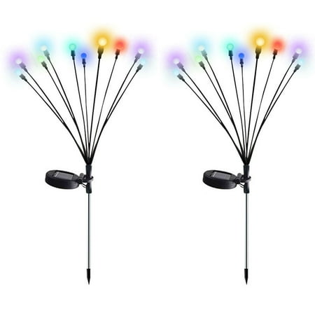 

2Pcs Garden Solar Light Convenient Use for Home Garden Landscape Courtyard Decor