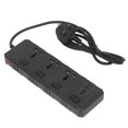 thumbnail image 2 of Regleta de enchufes de 3000 W 3 Interfaz universal 2 USB 2 Puerto PD Interruptores de control individuales Regleta de enchufes de seguridad Enchufe del Reino Unido 110‑265 V, 2 of 9