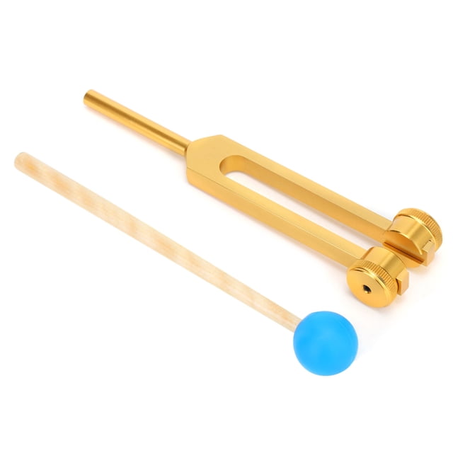 Aluminum Alloy Tuning Fork Tuning Fork With Hammer Tuning Fork Tool Tuning Fork Diagnostic Therapy 272.2HZ Aluminum Alloy Tuning Fork With Hammer Diagnostic Therapy Health Care
