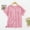 Pink, variant on Gray Women's Short Sleeve T-shirt, Ladies Easy To Wear And Take Off Nursing Clothes After Fracture To Take Off Full Bed Elderly Gown Summer Short Sleeved Shirt,Women's Short sleeve T-shirt M