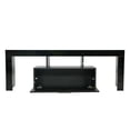 thumbnail image 4 of Modern TV Stand, Black TV Cabinet with Storage, 16 Colors LED Lights and Remote Control, TV Console Cabinet Table for TVs up to 55 inch, Media Console Entertainment Center for Living Room, D3219, 4 of 10