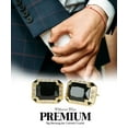 thumbnail image 3 of Vittorio Vico Big Rectangular Colored Crystal Cufflinks (CL73XX) by Classy Cufflinks, 3 of 140