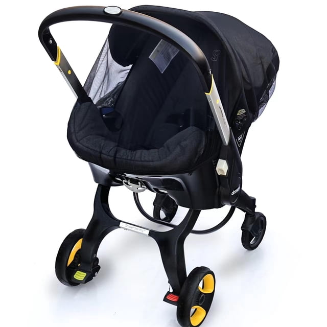 Mosquitera Youpinby para silla de auto de bebé, negra