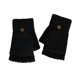 thumbnail image 1 of Soidarity Manoplas sin dedos para hombre y mujer, guantes con tapa, táctil de Handy Winter Warm Ciclismo negro, 1 of 6