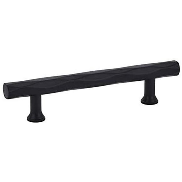 Emtek 86430US19 6 in. Tribeca Cabinet Pull, Flat Black
