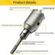 thumbnail image 3 of 60mm SDS Plus Hammer Drills Wall Hole Saw Drill Bit Set Cutter Tools Round Shank Drill Bit for Concr, 3 of 5